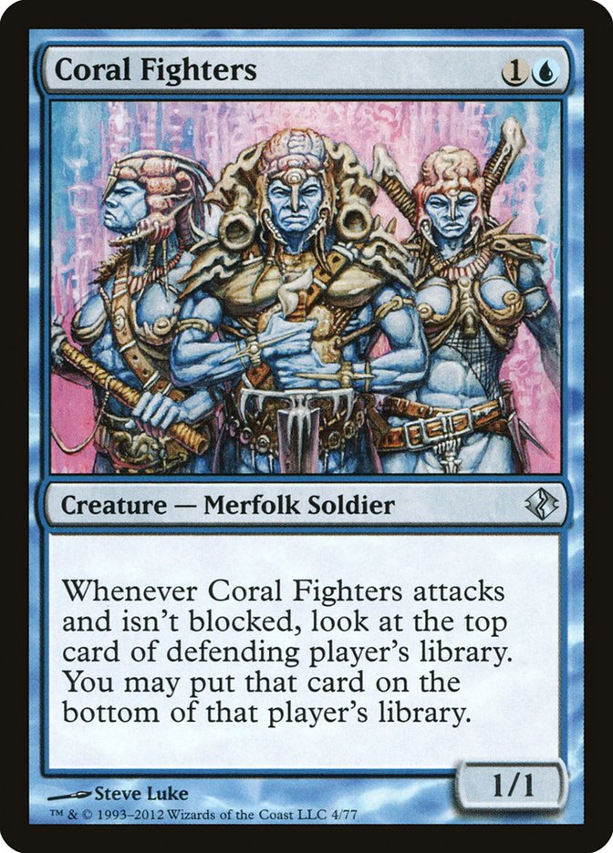 Coral Fighters [Duel Decks: Venser vs. Koth] | Silver Goblin
