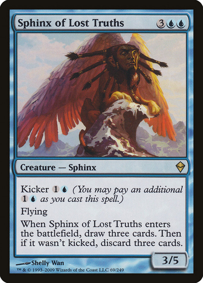 Sphinx of Lost Truths [Zendikar] | Silver Goblin