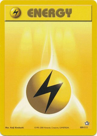 Lightning Energy (109/111) [Neo Genesis Unlimited] | Silver Goblin
