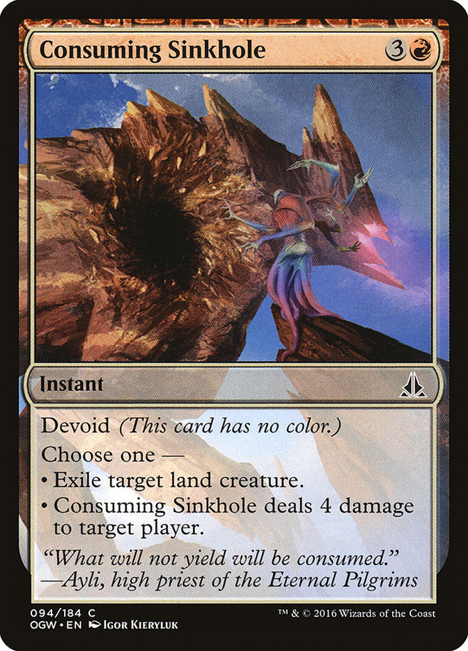 Consuming Sinkhole [Oath of the Gatewatch] | Silver Goblin