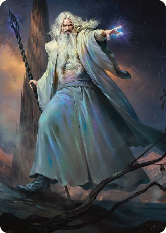 Saruman of Many Colors Art Card [The Lord of the Rings: Tales of Middle-earth Art Series] | Silver Goblin