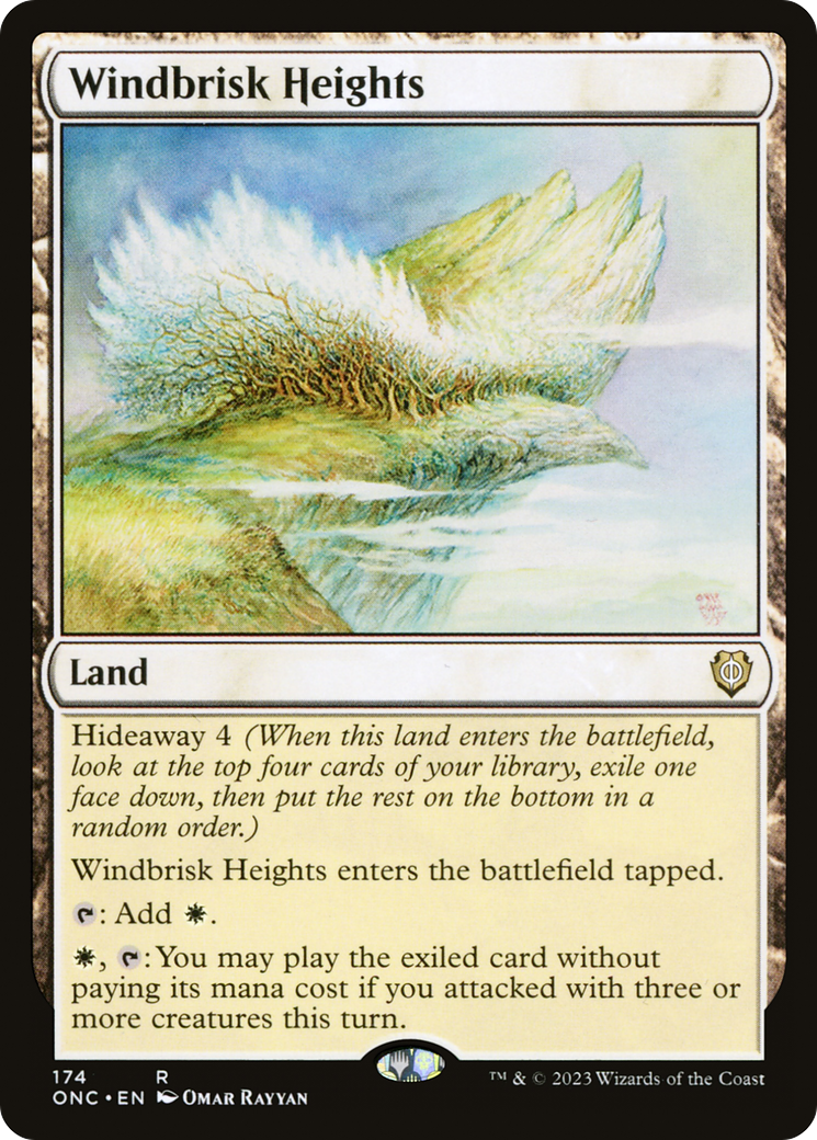 Windbrisk Heights [Phyrexia: All Will Be One Commander] | Silver Goblin