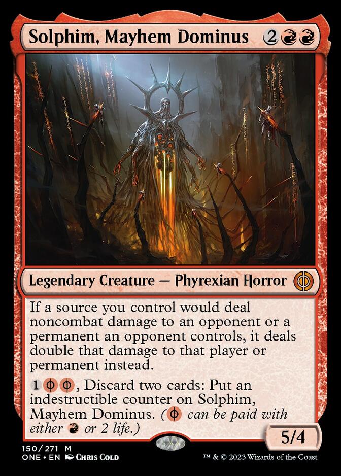 Solphim, Mayhem Dominus [Phyrexia: All Will Be One] | Silver Goblin