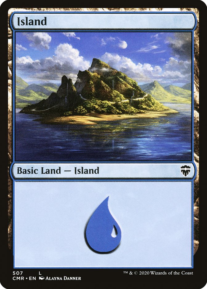Island (507) [Commander Legends] | Silver Goblin