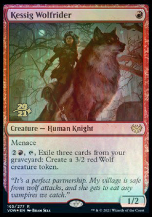 Kessig Wolfrider [Innistrad: Crimson Vow Prerelease Promos] | Silver Goblin