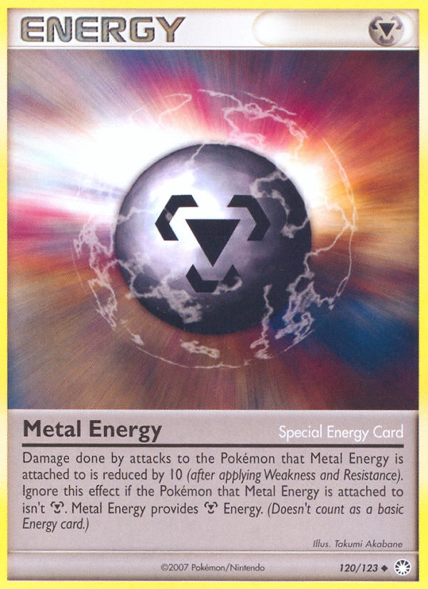 Metal Energy (120/123) [Diamond & Pearl: Mysterious Treasures] | Silver Goblin