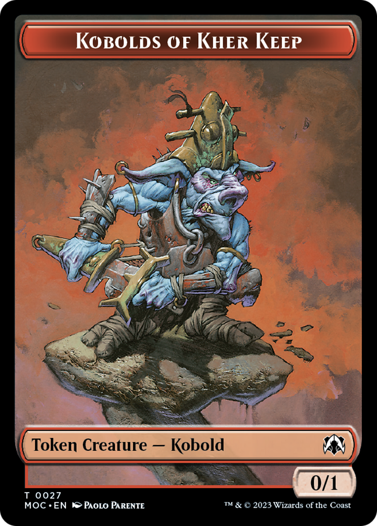 Bird // Kobolds of Kher Keep Double-Sided Token [March of the Machine Commander Tokens] | Silver Goblin