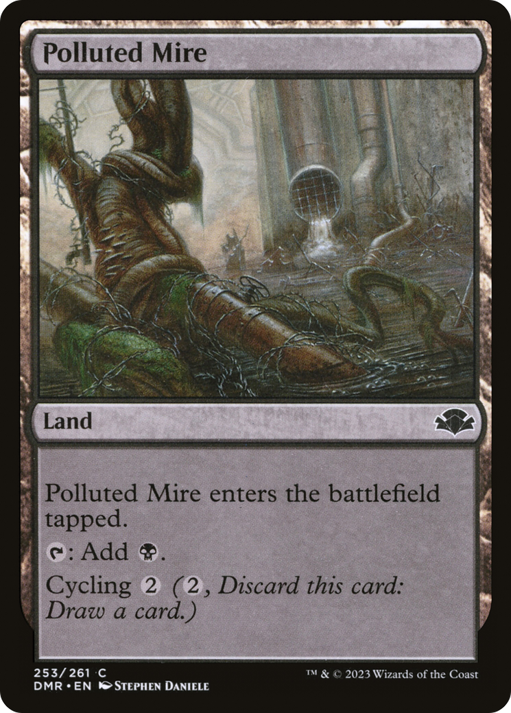 Polluted Mire [Dominaria Remastered] | Silver Goblin