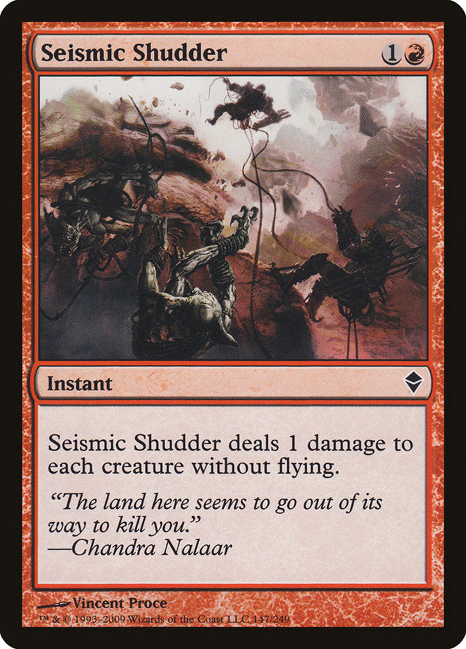 Seismic Shudder [Zendikar] | Silver Goblin