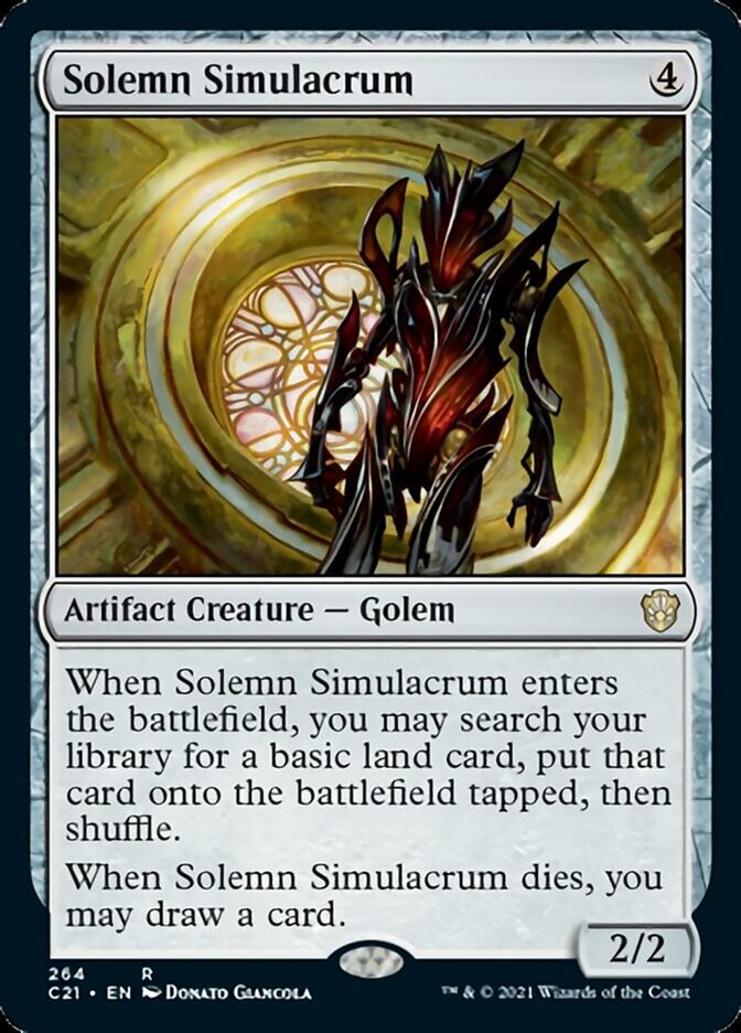 Solemn Simulacrum [Commander 2021] | Silver Goblin