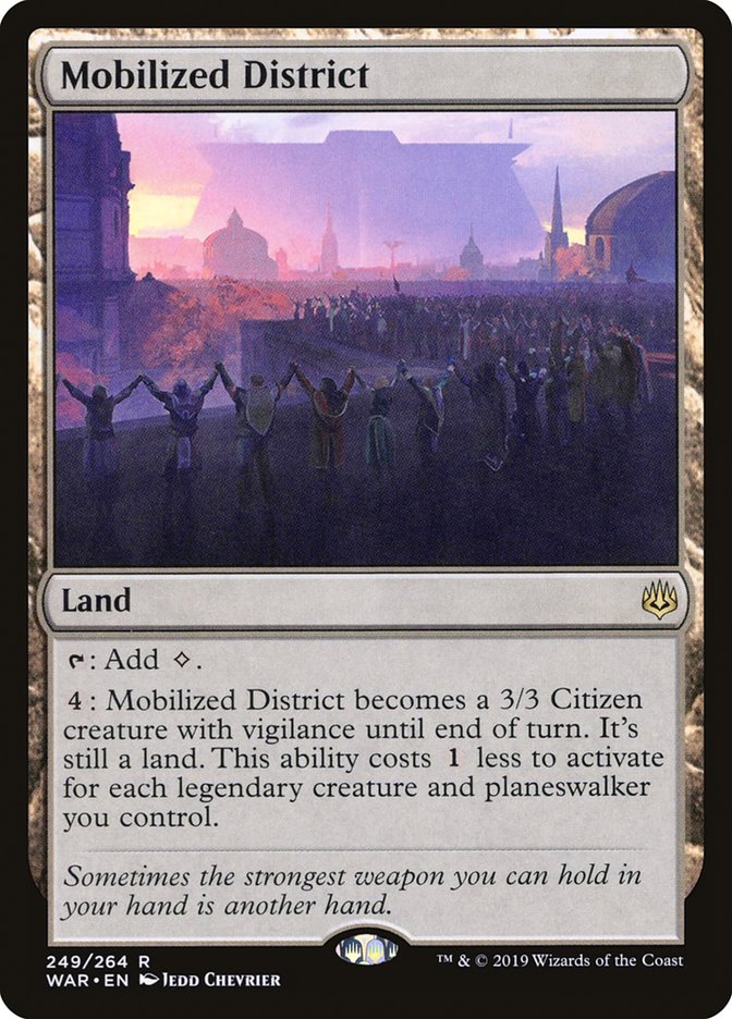 Mobilized District [War of the Spark] | Silver Goblin