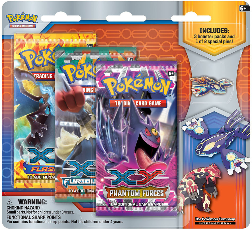 Primal Reversion Collector's Pin 3-Pack Blister - Kyogre | Silver Goblin