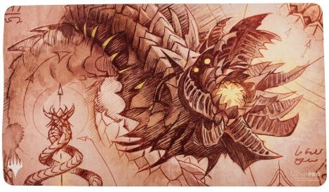 The Brothers War Schematic Playmat Wurmcoil Engine | Silver Goblin