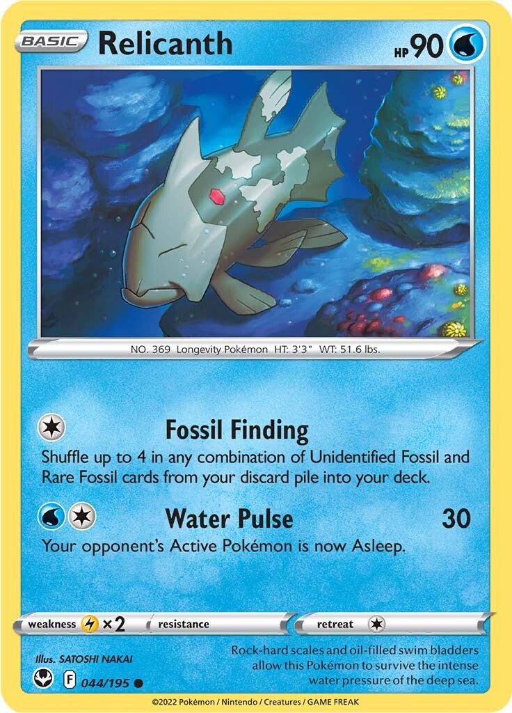 Relicanth (44) - Silver Tempest